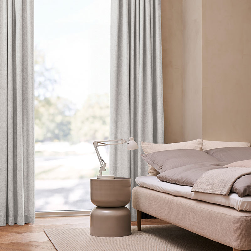 Frida stofgardin mørklægning Midnight - Off white