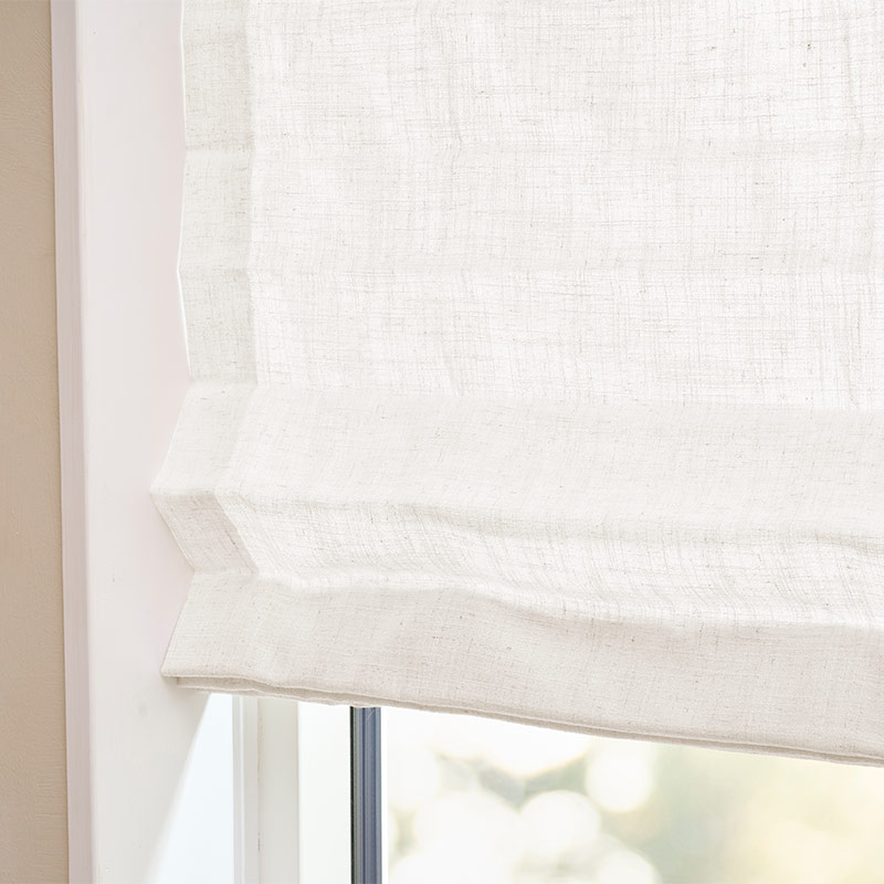 Helga foldegardin Delicate - Off white