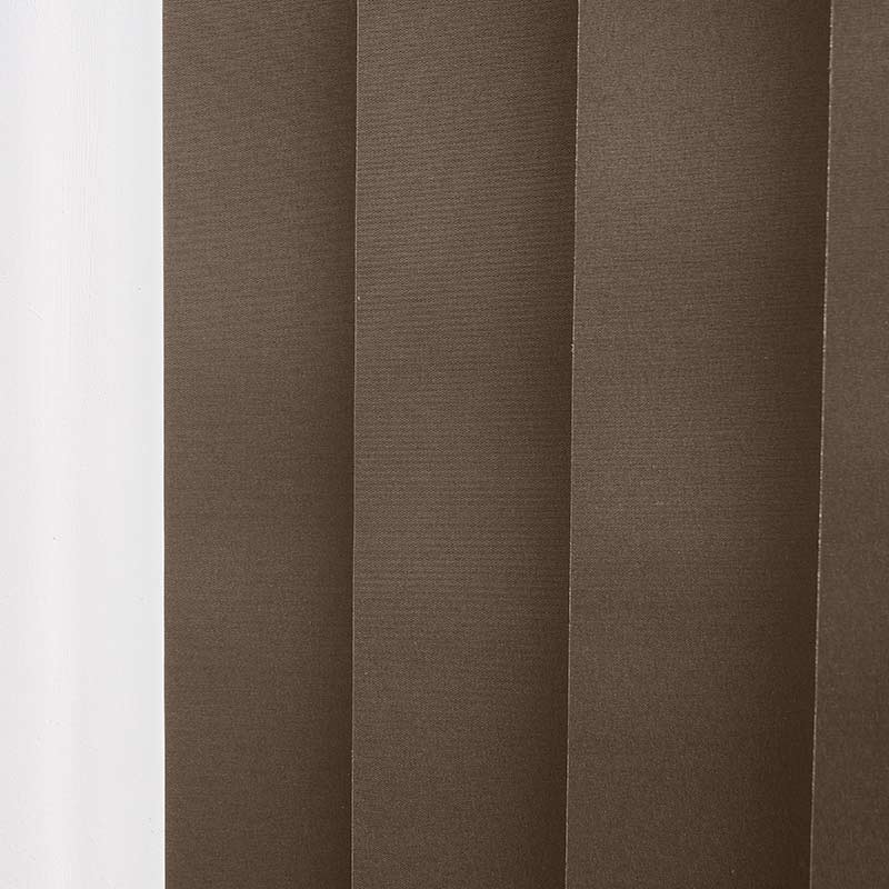 Randi lamelgardin 89mm mørklægning  Brun