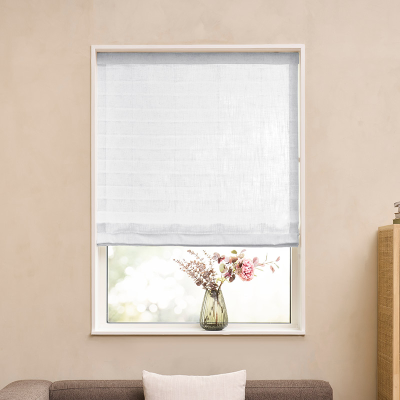 Helga foldegardin Dawn - Off white