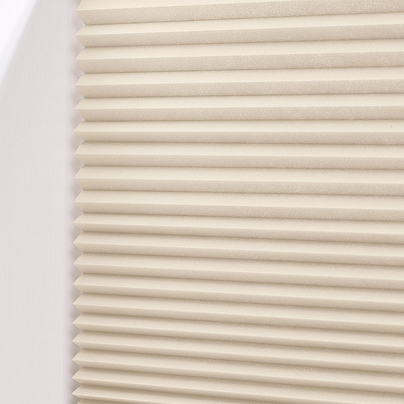 Astrid plisségardin up and down mørklægning Lys beige - Honeycomb