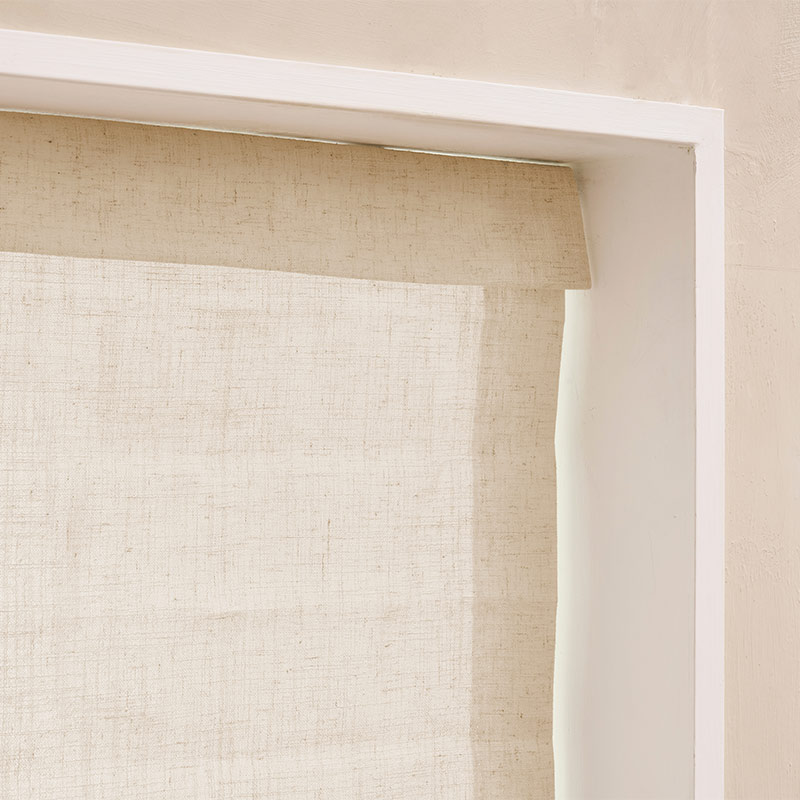 Helga foldegardin Delicate - Creme