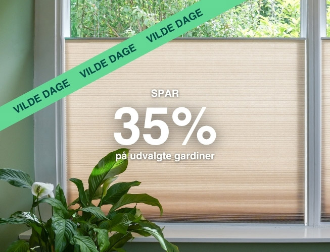 Spar 25% på gardiner fra UNIG