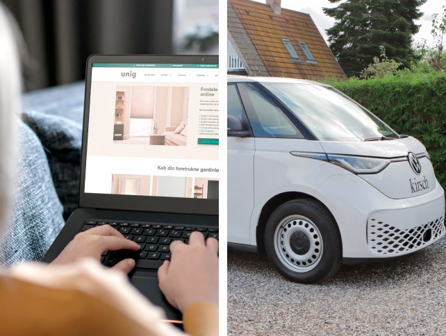 Online eller gardinbus med god service