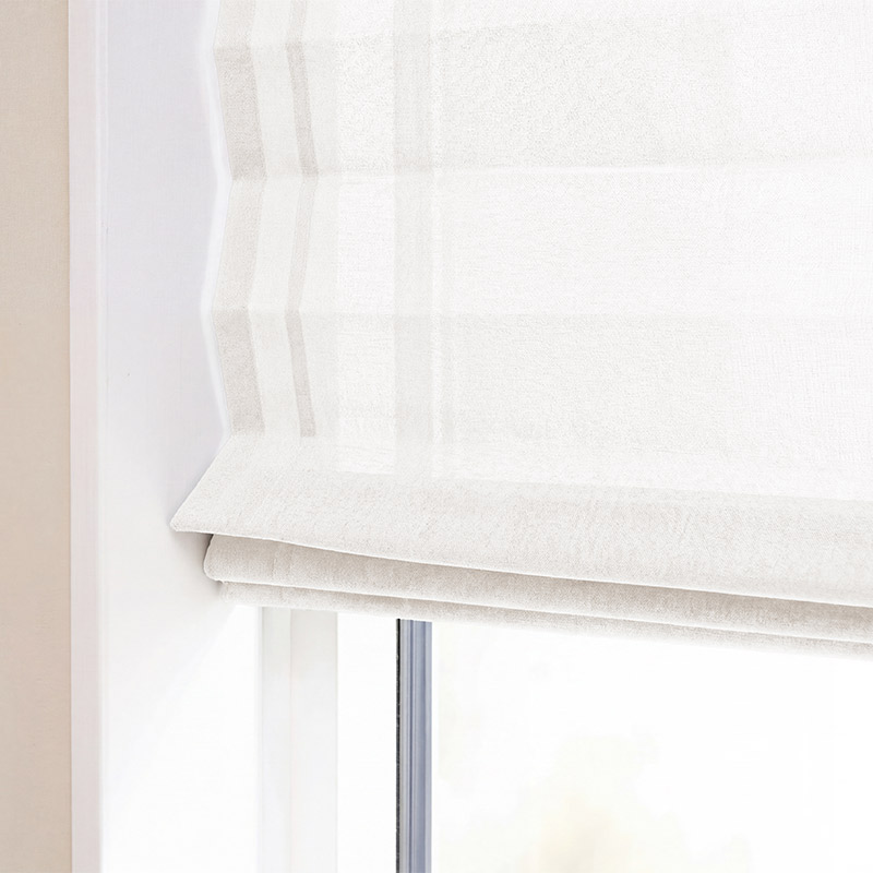 Helga foldegardin Tone - Off white