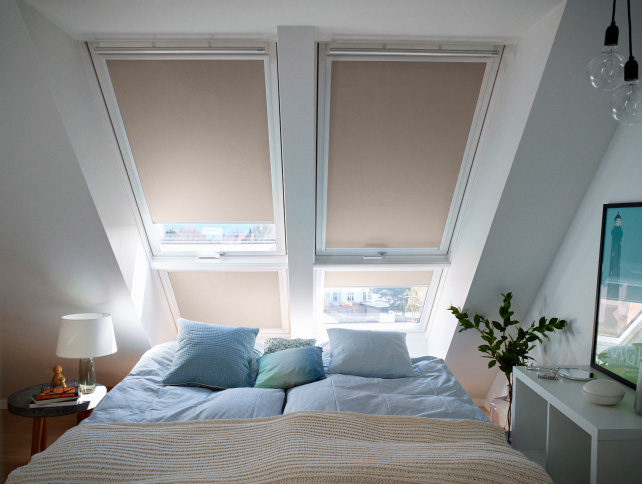 Velux rullegardiner til soveværelset