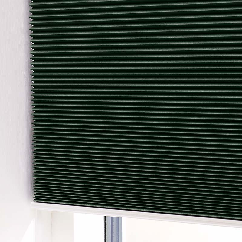 Astrid plisségardin easylift m/greb Mosegrøn