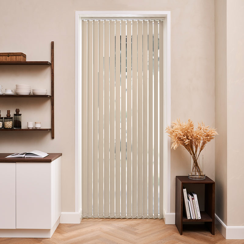 Randi lamelgardin 89mm Latte