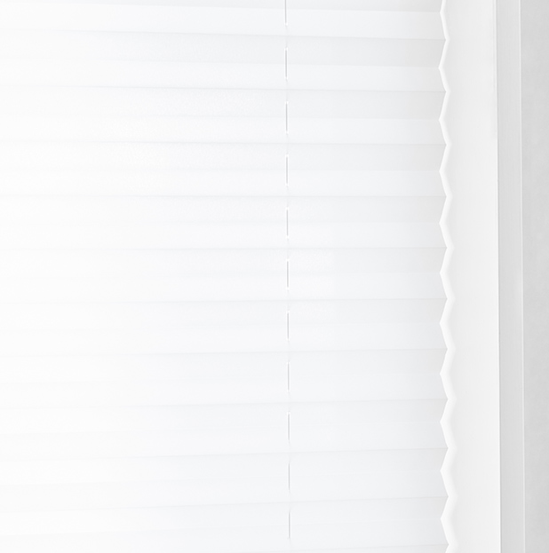 Express plisségardin easylift m/greb Hvid