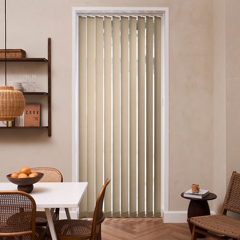 Randi lamelgardin 127mm Latte