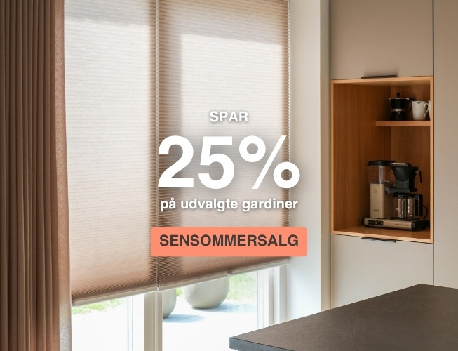 Spar 25% på gardiner fra UNIG
