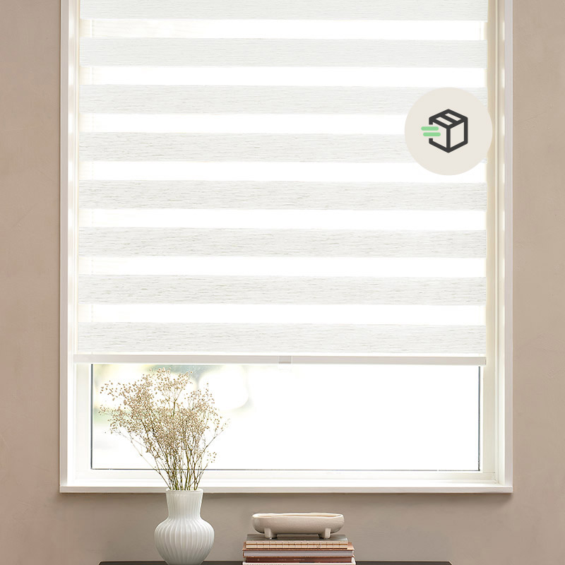 Express Duo rullegardin easylift m/greb Off white