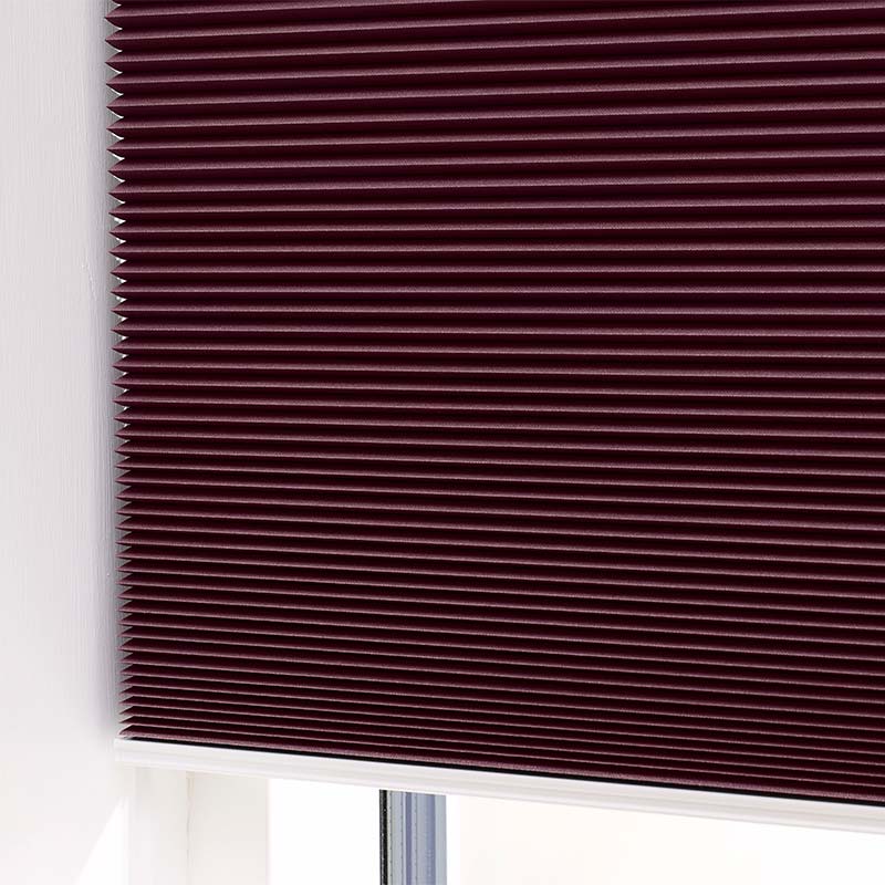 Astrid plisségardin easylift m/greb Bordeaux