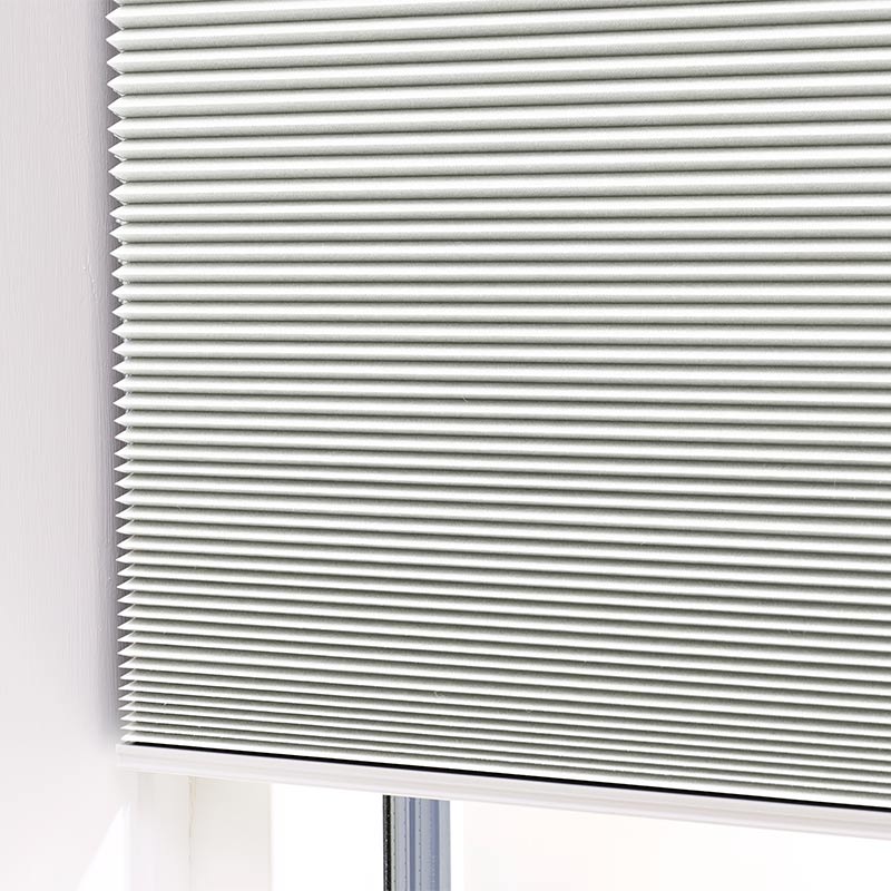 Astrid plisségardin easylift m/greb Modehvid - Enkeltlag